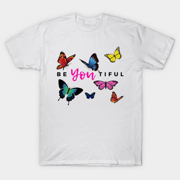 BeYOUtiful Butterfly Beauty T-Shirt by Hypnotic Highs